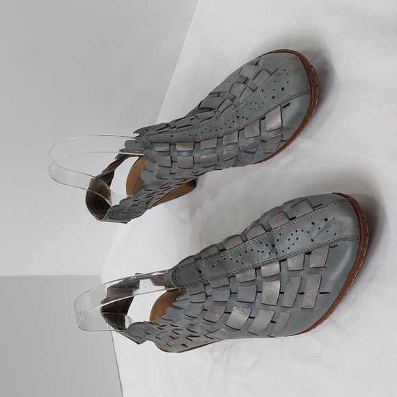 Reiker Women's Sina 78 Antistress Slingback Sandals EU 41 US 10-10.5 Blue/ Grey - Picture 1 of 16